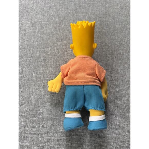 Vintage Bart Simpson 1990 Plush Doll Hard Head 8 inches. The Simpsons Doll - Picture 7 of 8